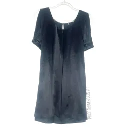 7 For All Mankind Silk Dress Black Size XS
