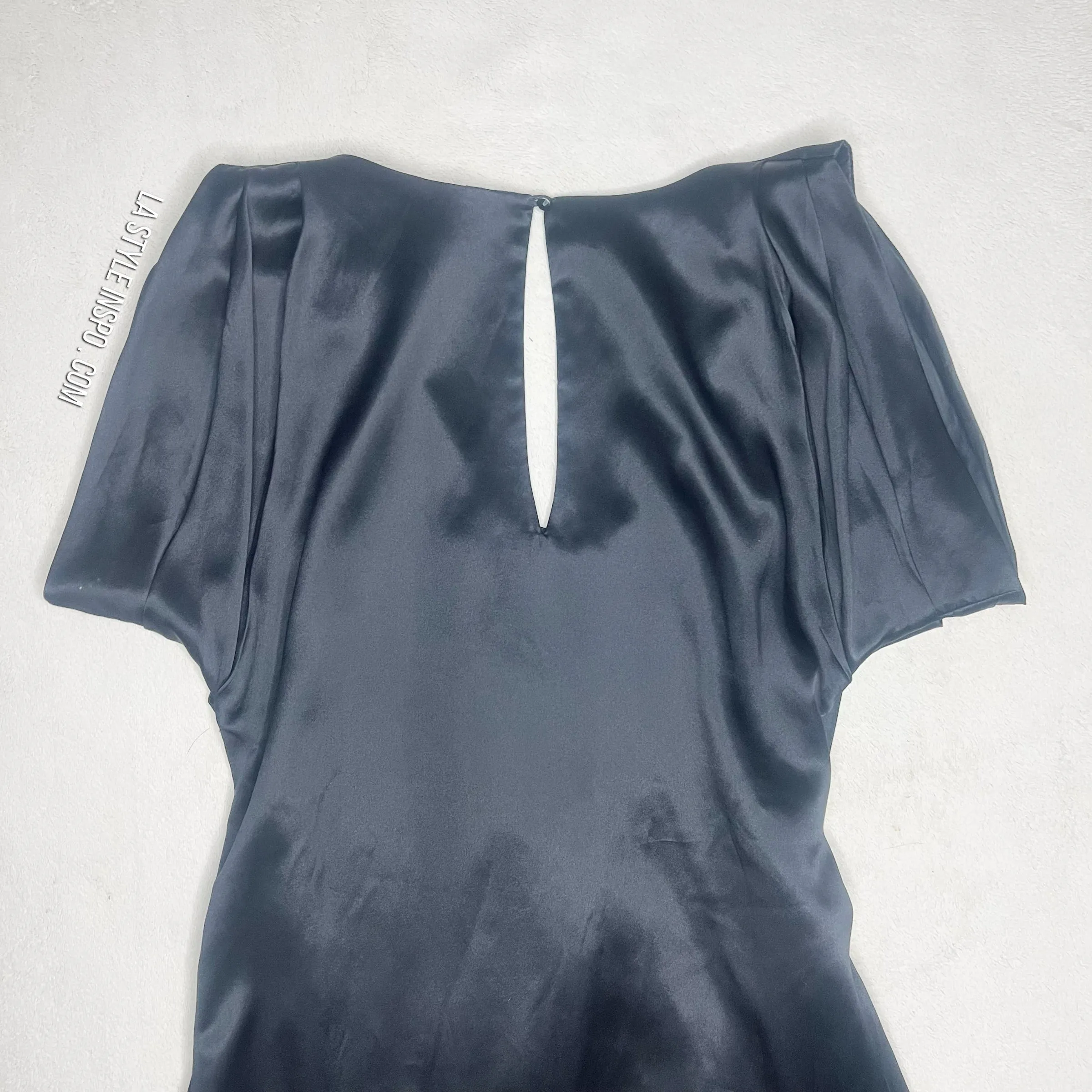 7 For All Mankind Silk Dress Black Size XS