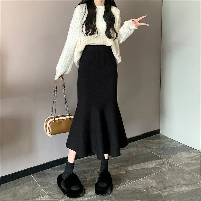 A-line mermaid skirt