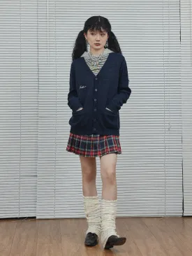 Achihara A-line Grid Skirt