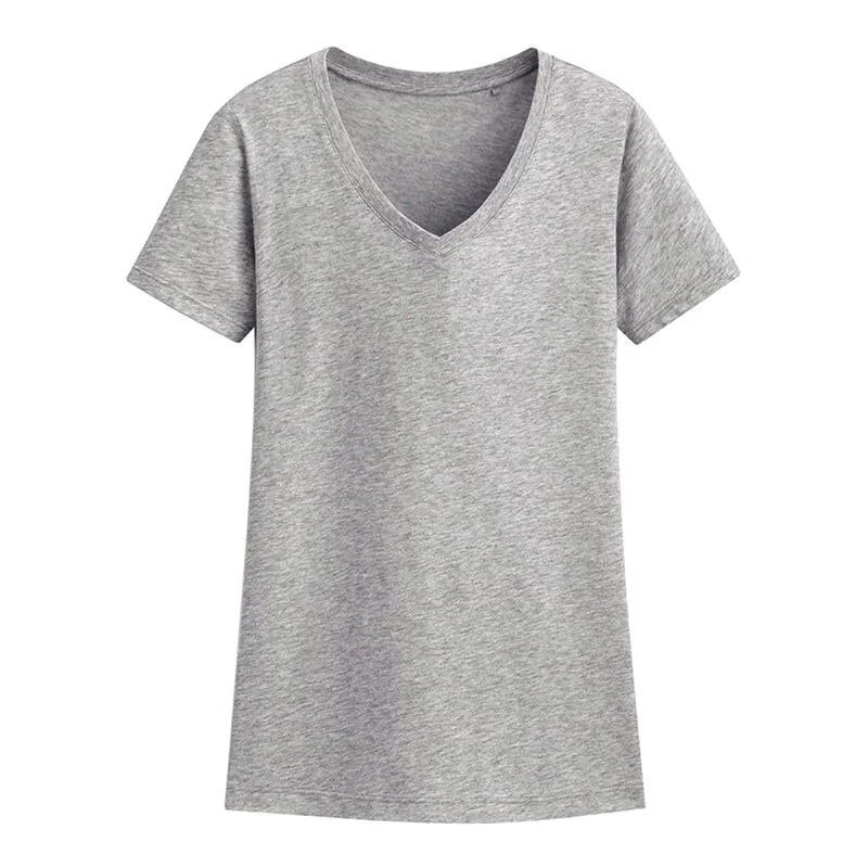 Amy Fashion - 95% Cotton Simple T-shirt