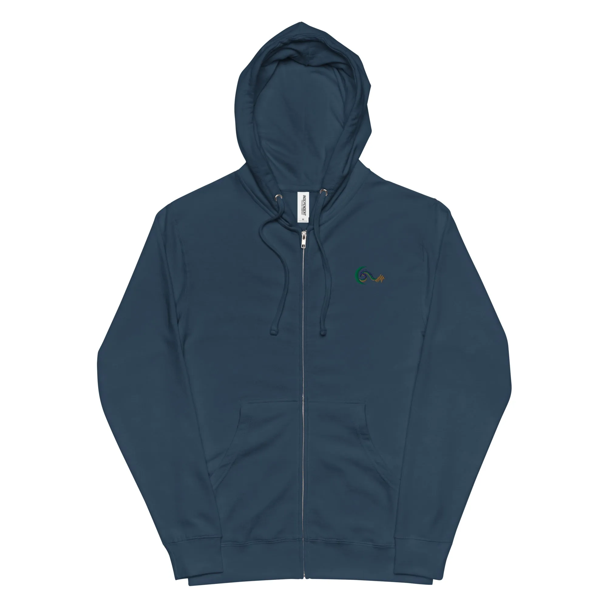 Bright Side Lifestyle Logo | Unisex fleece zip up hoodie