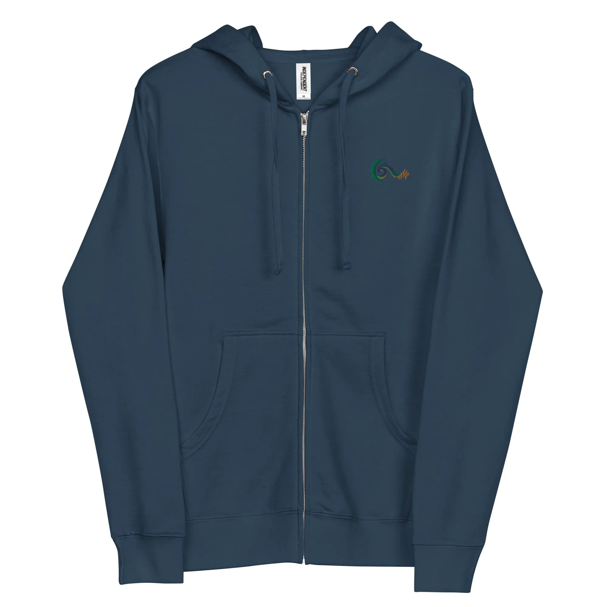 Bright Side Lifestyle Logo | Unisex fleece zip up hoodie