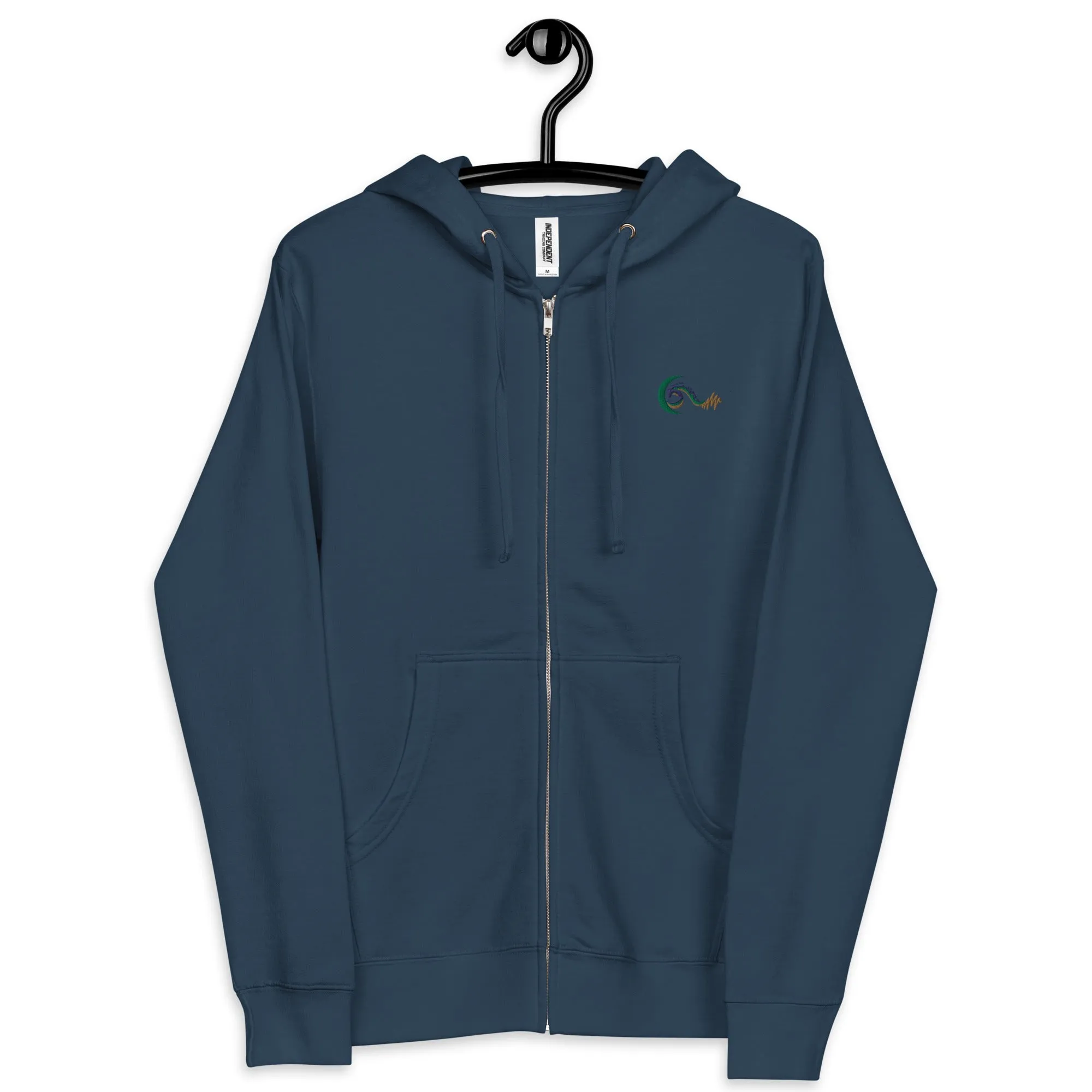 Bright Side Lifestyle Logo | Unisex fleece zip up hoodie