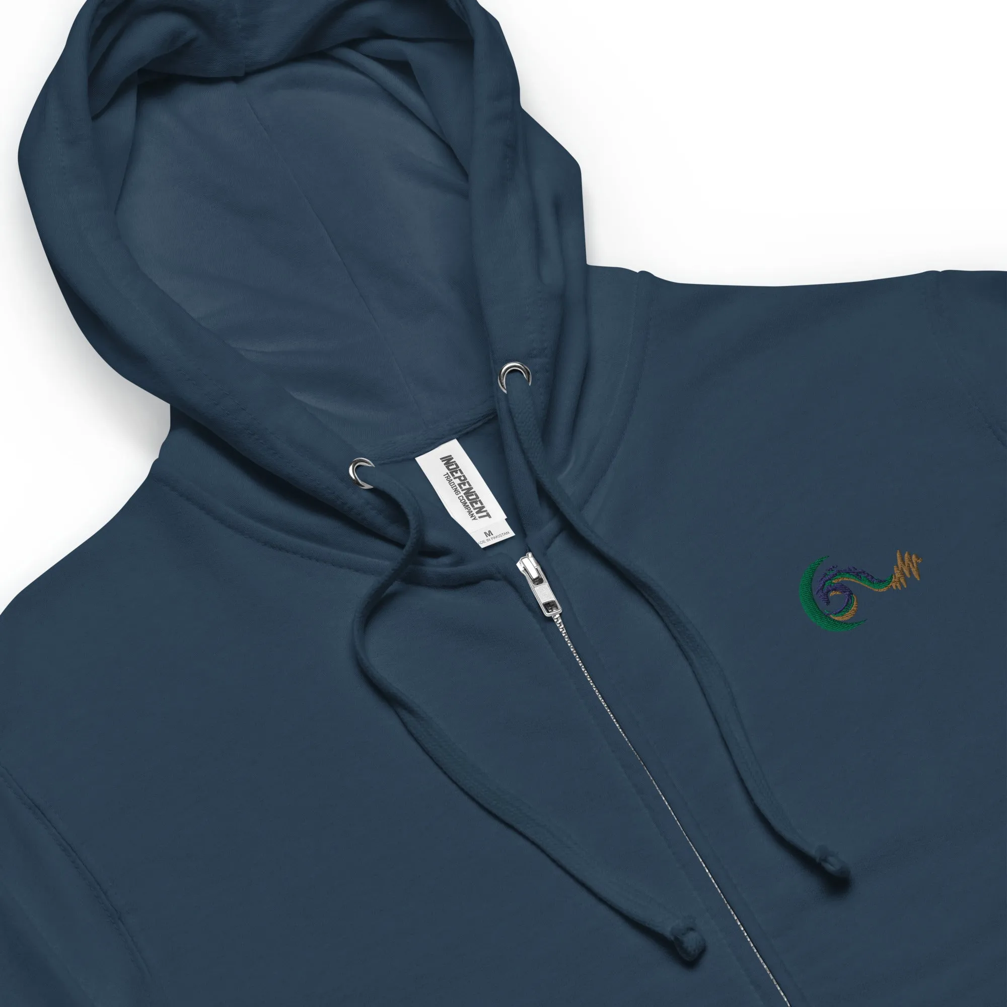 Bright Side Lifestyle Logo | Unisex fleece zip up hoodie