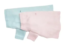 Cashmere Dog Sweater - Light Pink and Blue Sonia Sweater