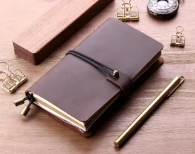 Custom Made 50 Handmade Refillable Leather Notebooks