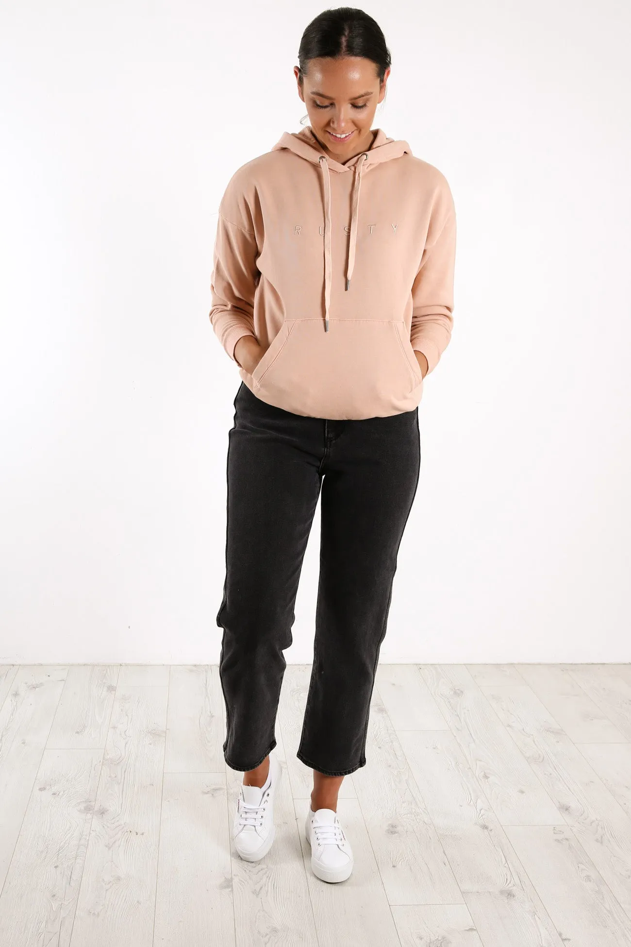 Essentials Ember Hooded Fleece Rose Cloud