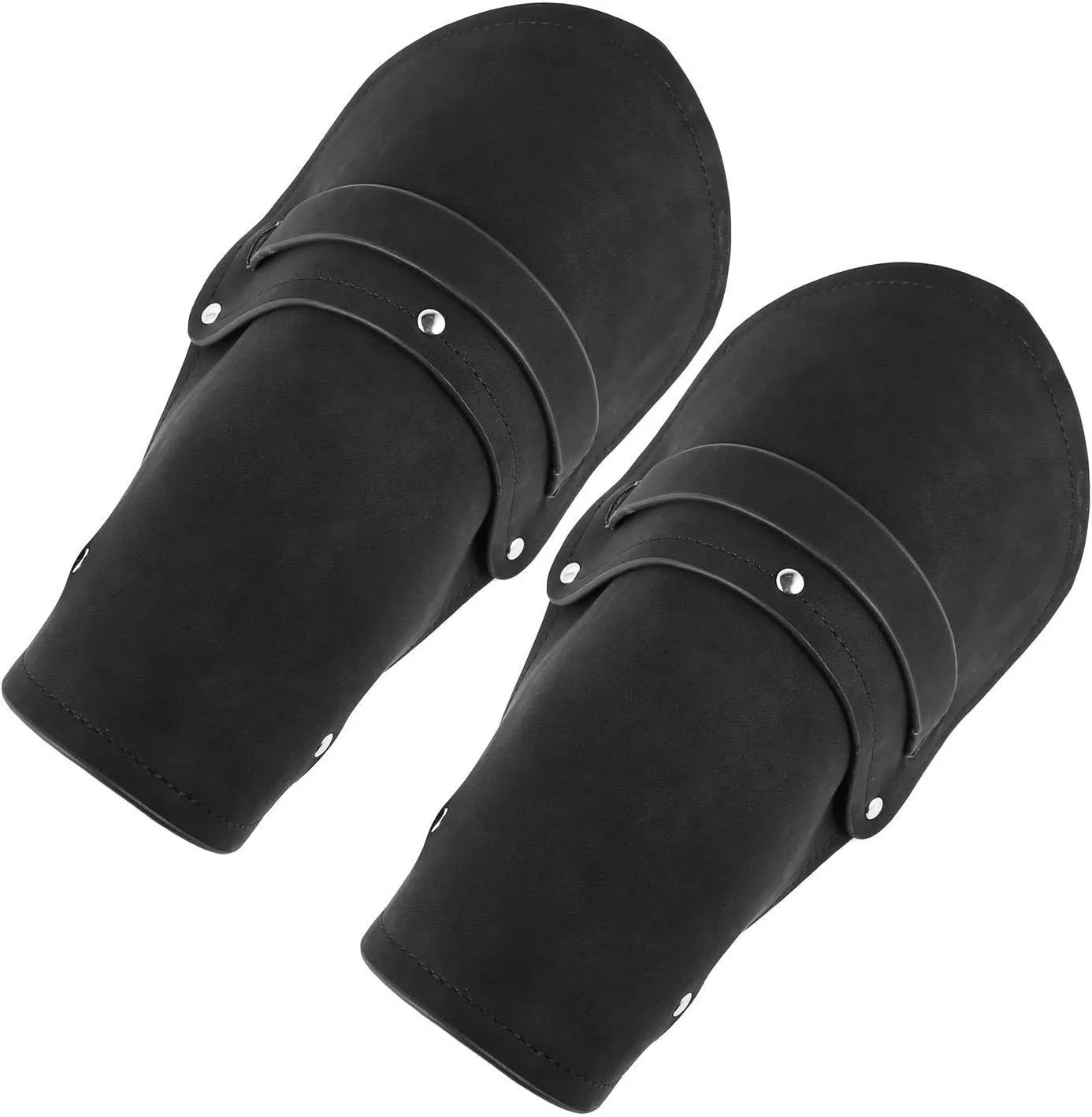 Leather Gauntlet Wristband for Men Medieval Bracers Viking Wrist Guards Archery Guards Bracers Wide Arm Armor Cuff