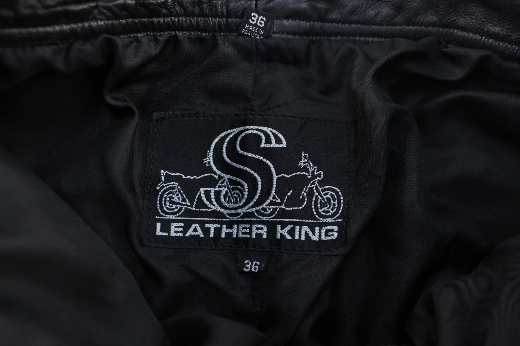 Leather King Black Leather Pants
