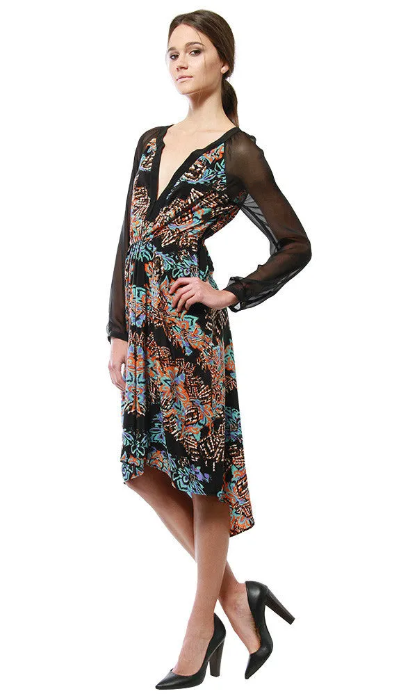 Long Sleeve High low Dress