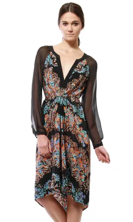 Long Sleeve High low Dress