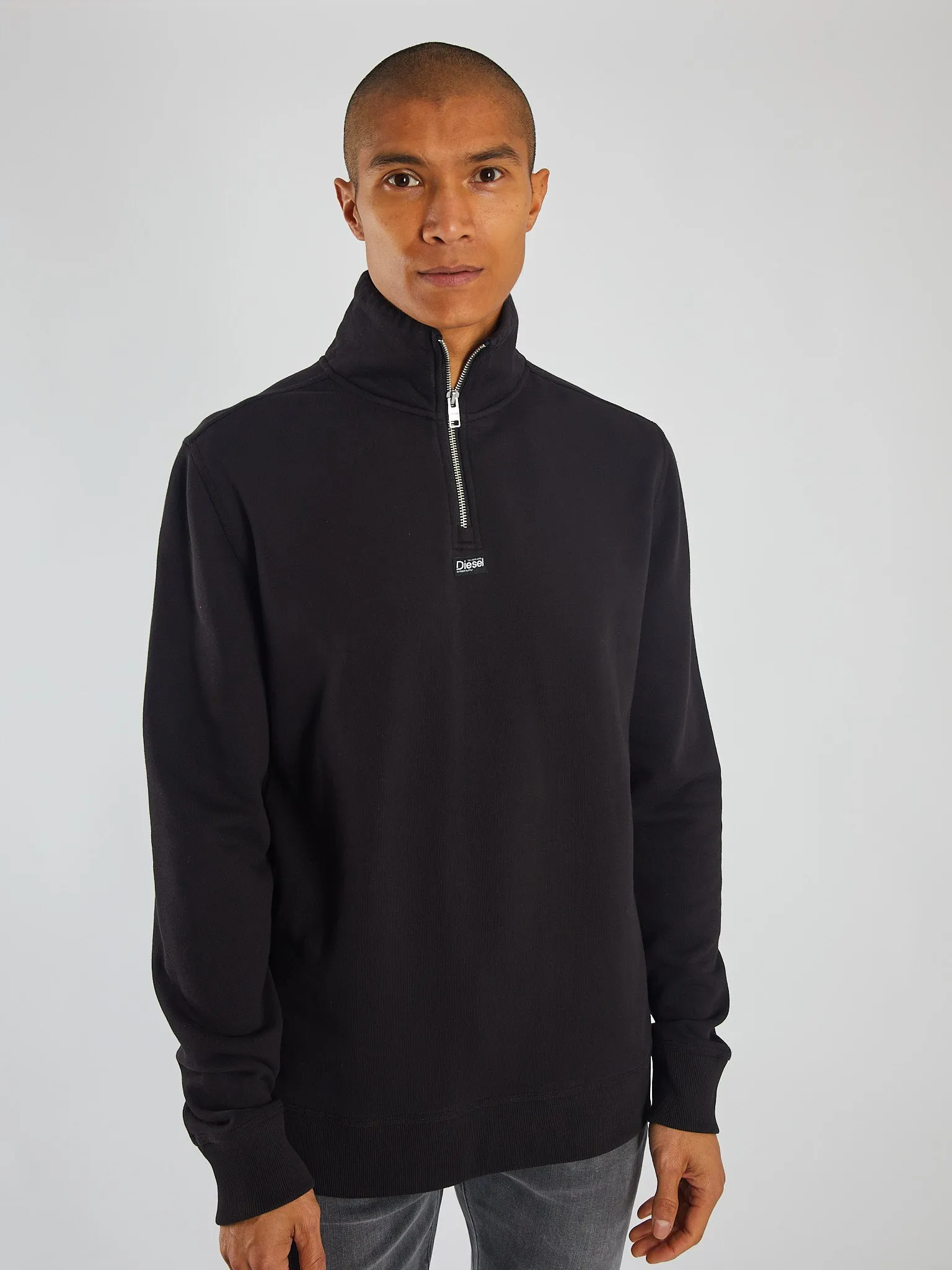 Max Half Zip Matte Black