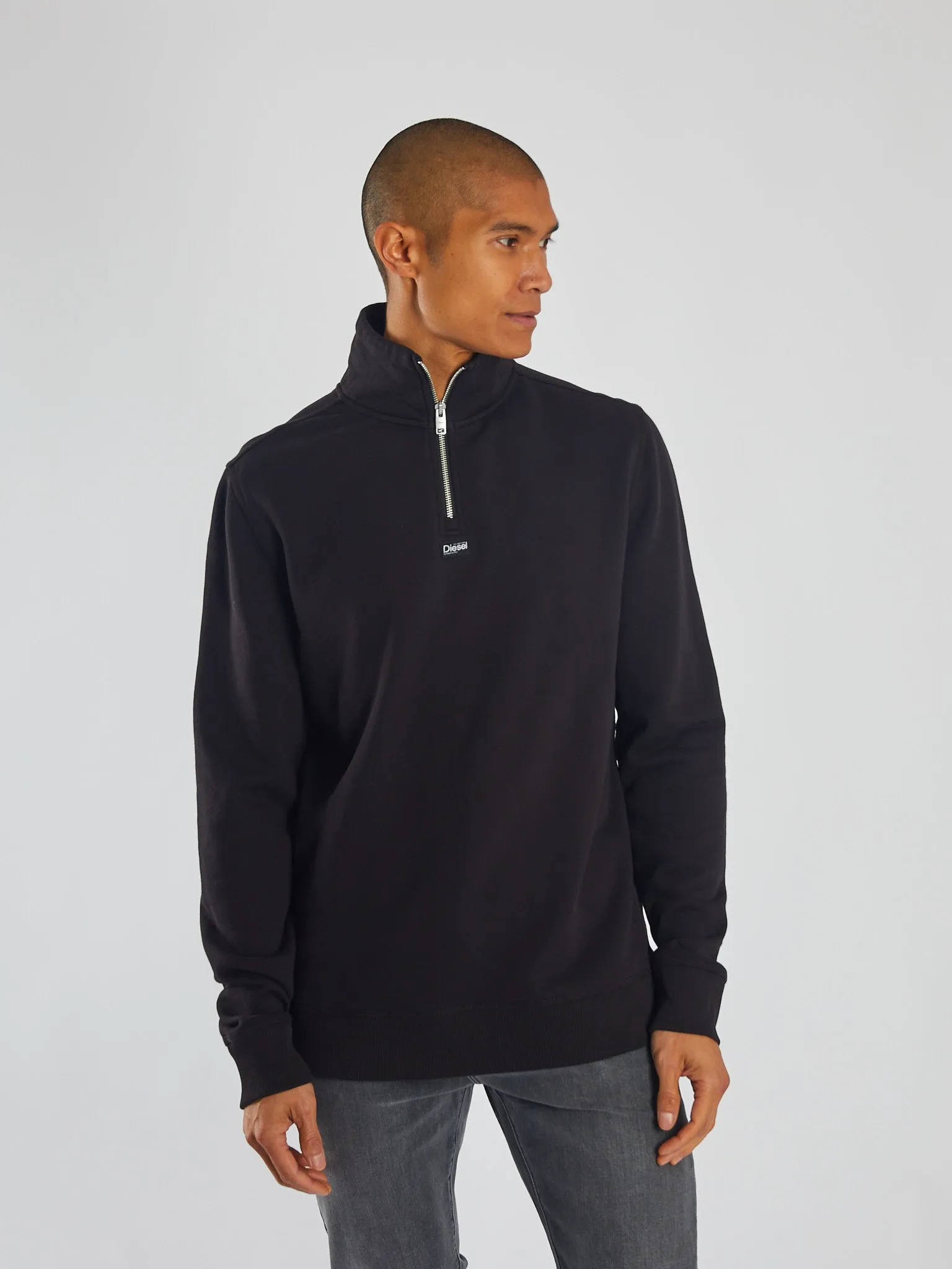 Max Half Zip Matte Black
