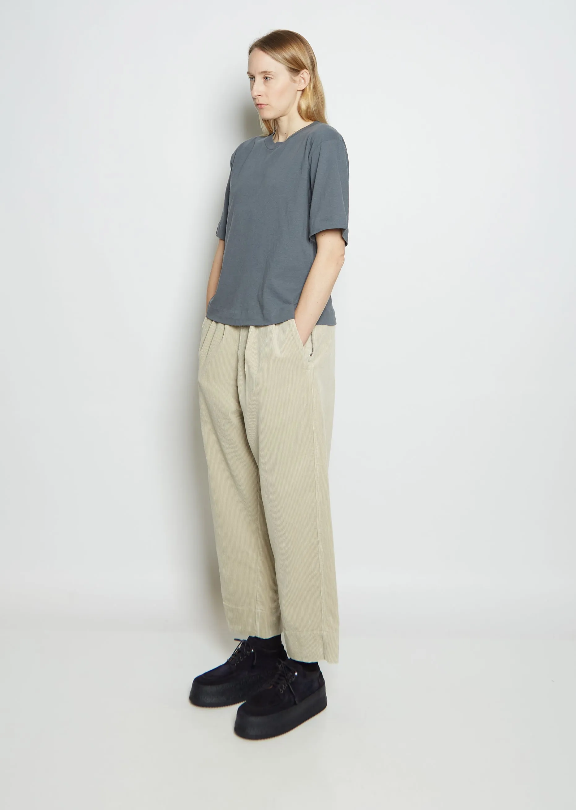 Organic Cotton and Linen Simple T-Shirt