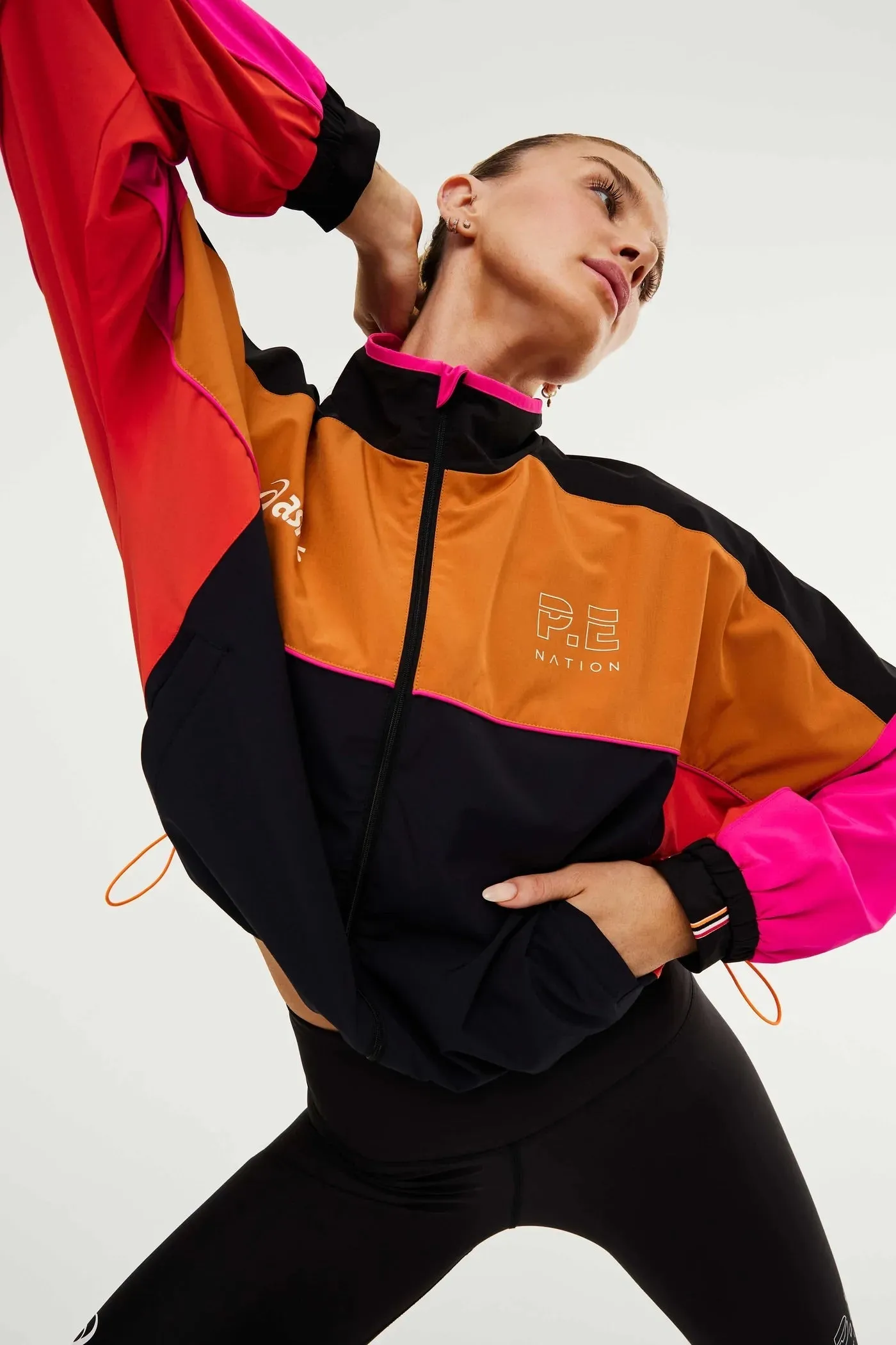 P. E Nation x Asics Sequence Jacket in Golden Oak