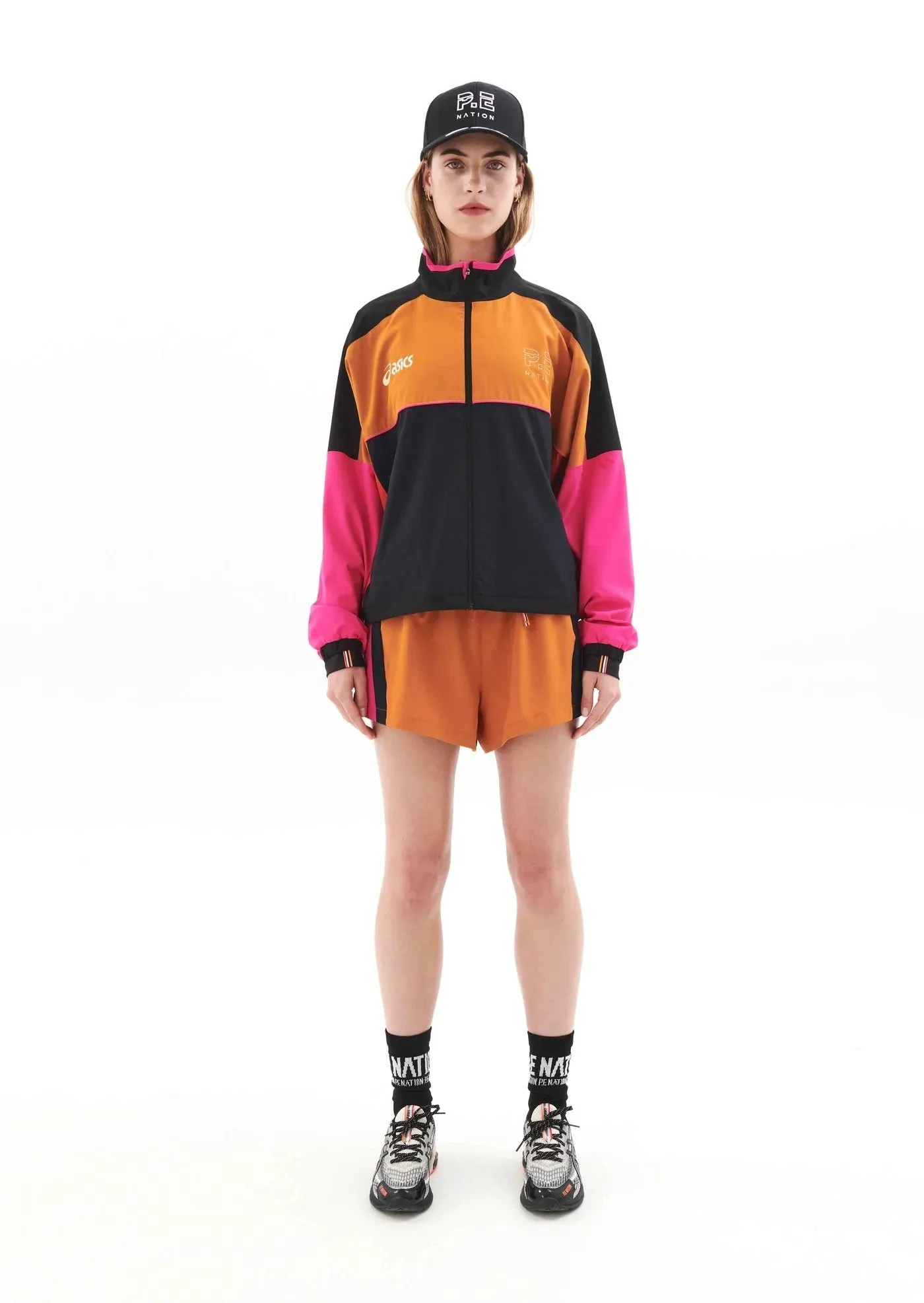 P. E Nation x Asics Sequence Jacket in Golden Oak