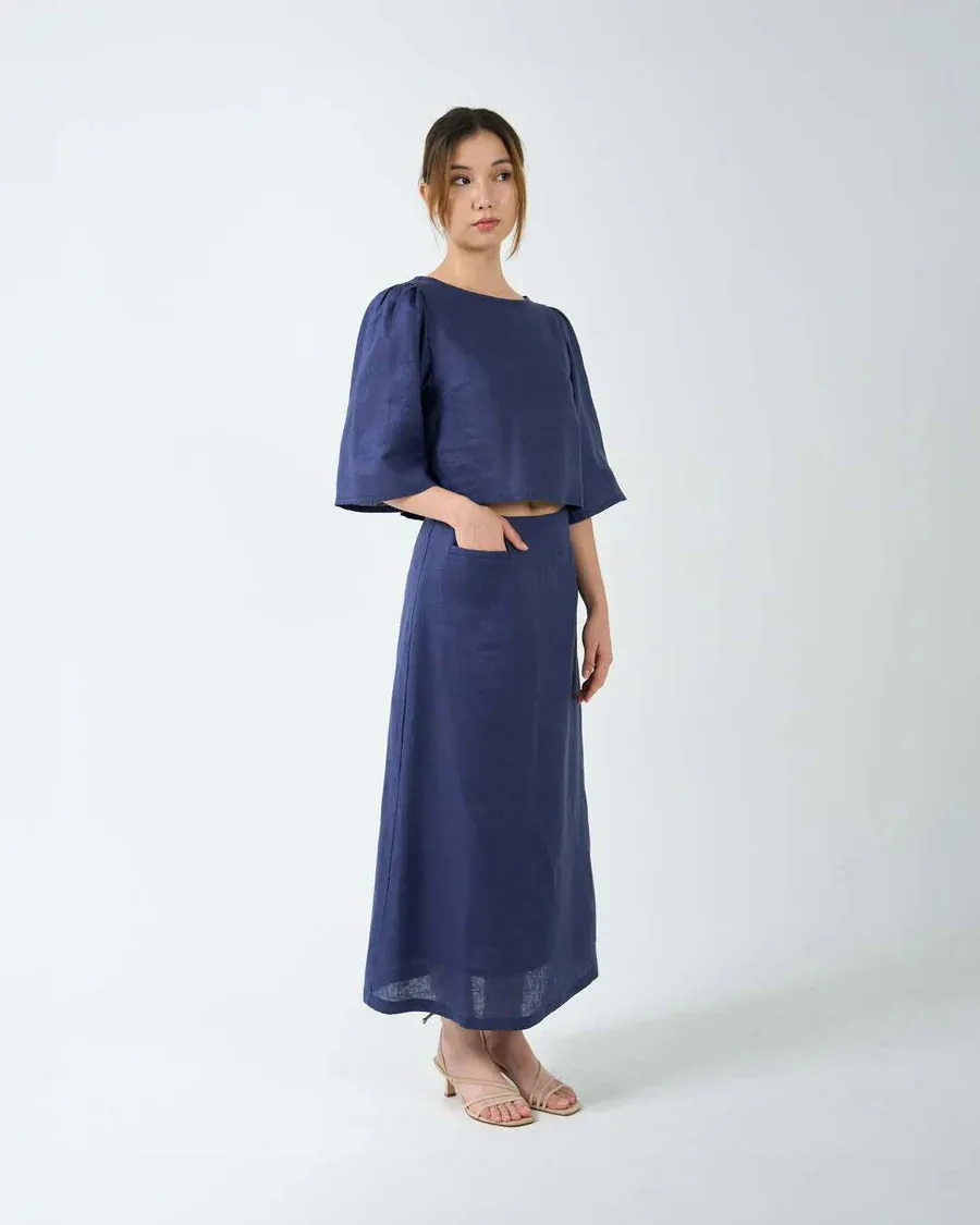POCKET A-LINE SKIRT