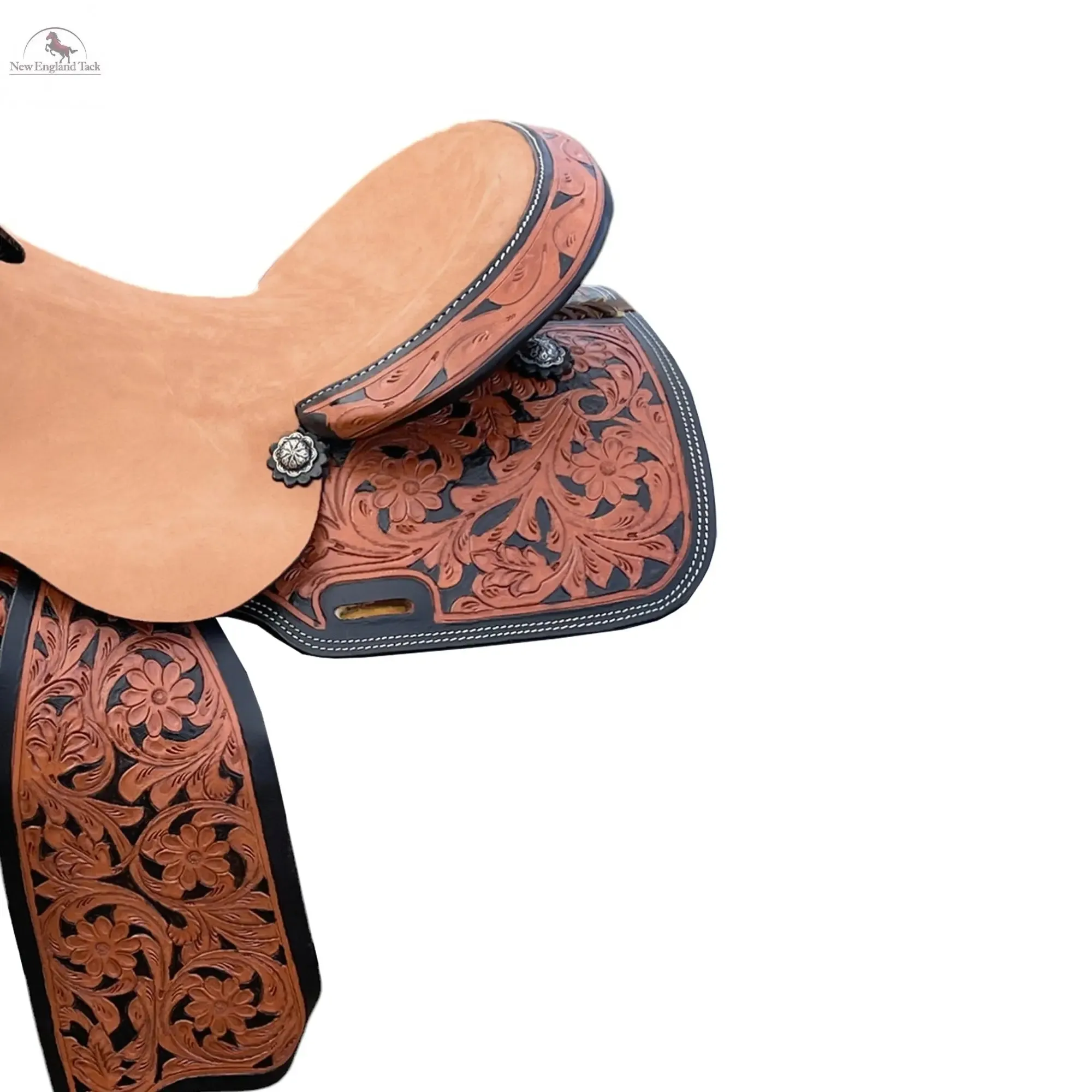 Resistance Western Adult Barrel Premium Leather Horse Saddle