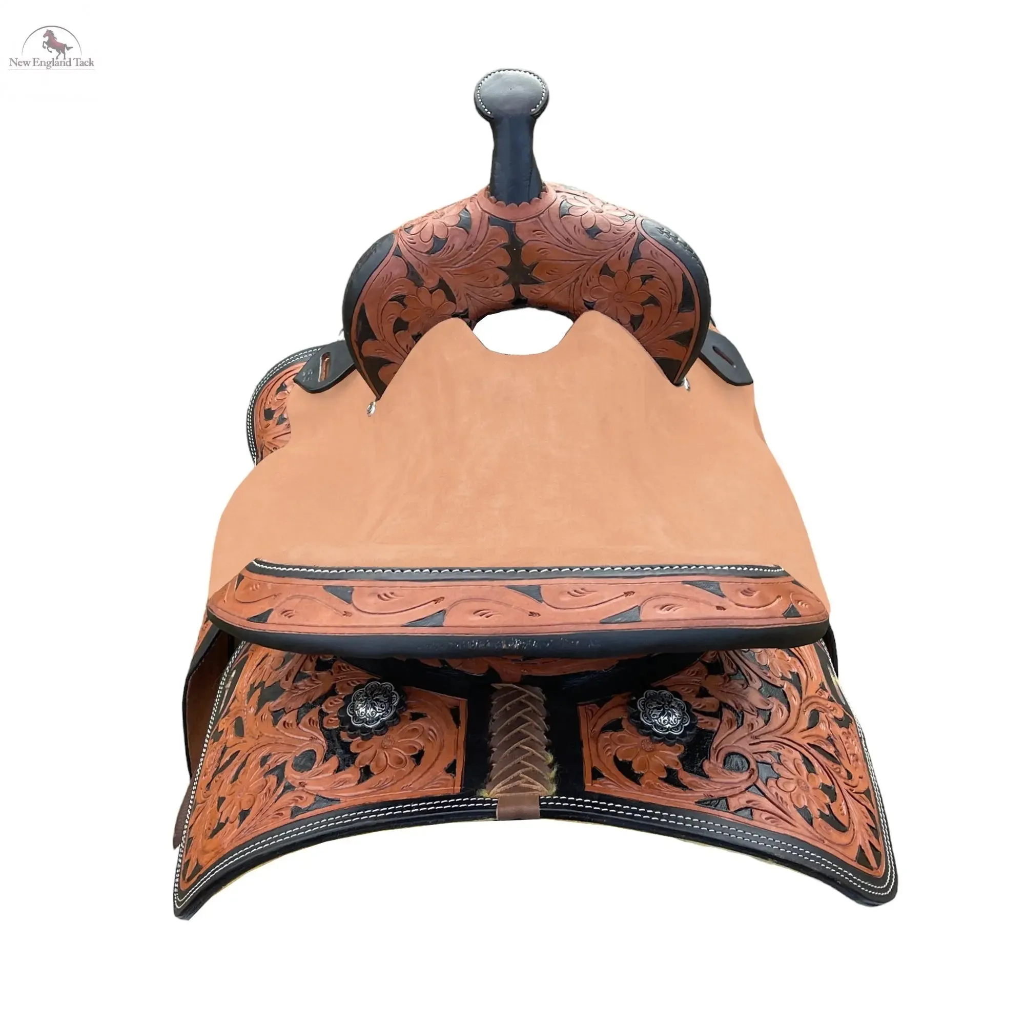 Resistance Western Adult Barrel Premium Leather Horse Saddle