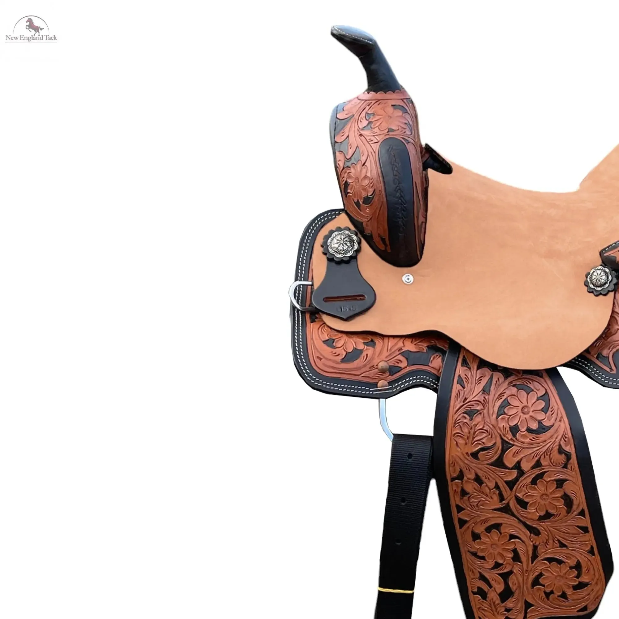 Resistance Western Adult Barrel Premium Leather Horse Saddle
