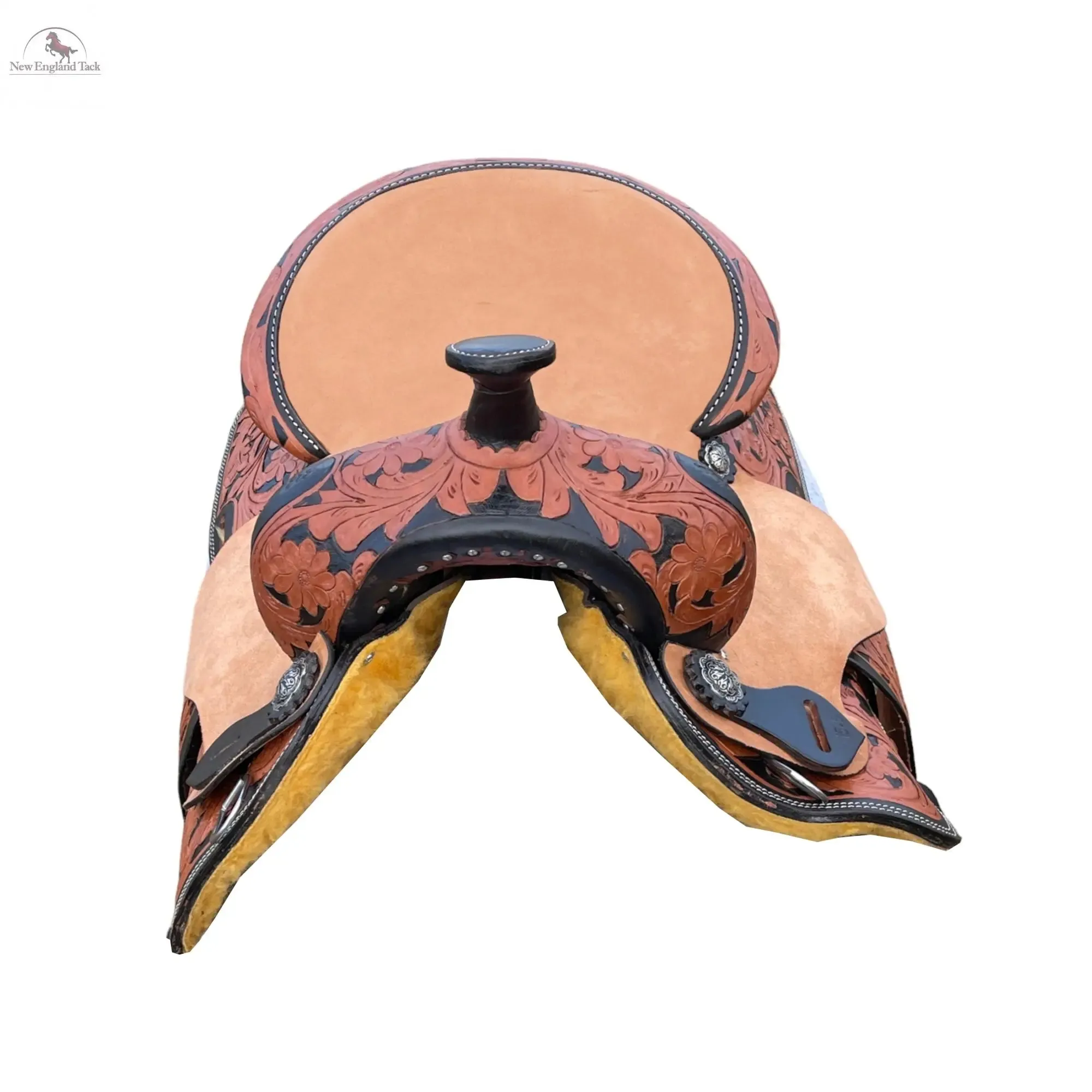 Resistance Western Adult Barrel Premium Leather Horse Saddle