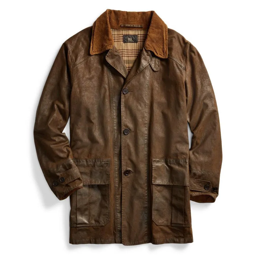 RRL by Ralph Lauren Waxed Cotton Walking Coat