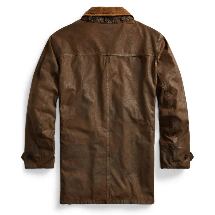 RRL by Ralph Lauren Waxed Cotton Walking Coat