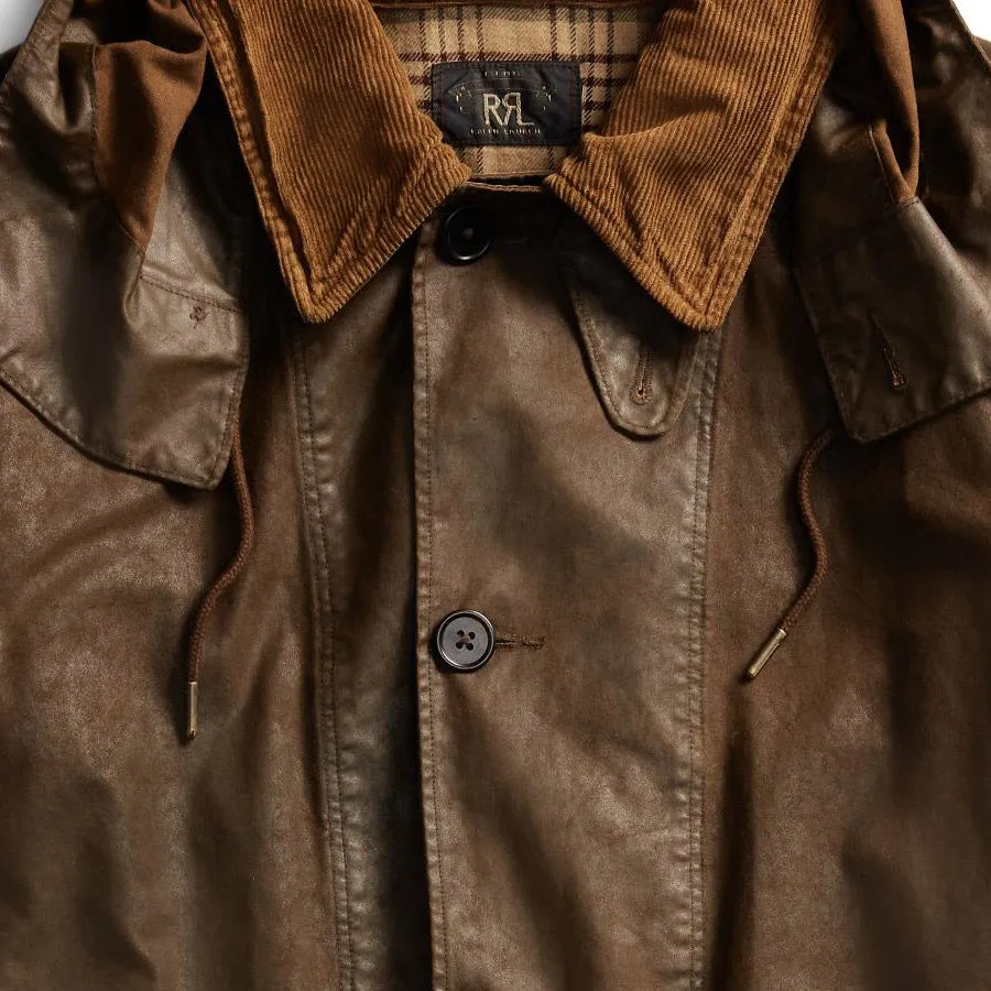 RRL by Ralph Lauren Waxed Cotton Walking Coat