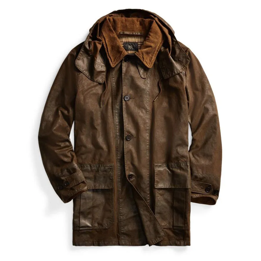RRL by Ralph Lauren Waxed Cotton Walking Coat