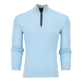 Sebonack Quarter-Zip Sweater (Wolf Blue)