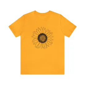 Simple Sunflower Women's T-Shirt