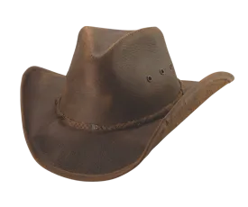 The Desert Sands Leather Western Hat