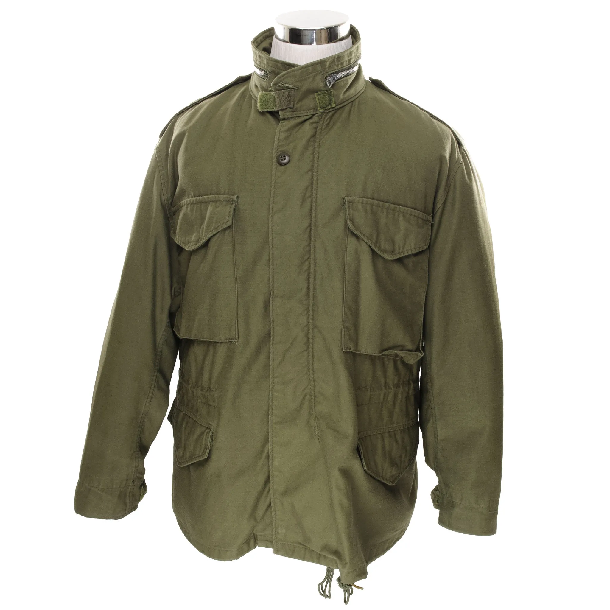 VINTAGE US ARMY M1965 M65 FIELD JACKET 1960S VIETNAM WAR LARGE SHORT